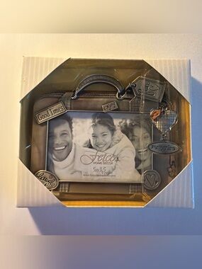 New Fetco Pewter 'Good Times' Decorative Photo frame